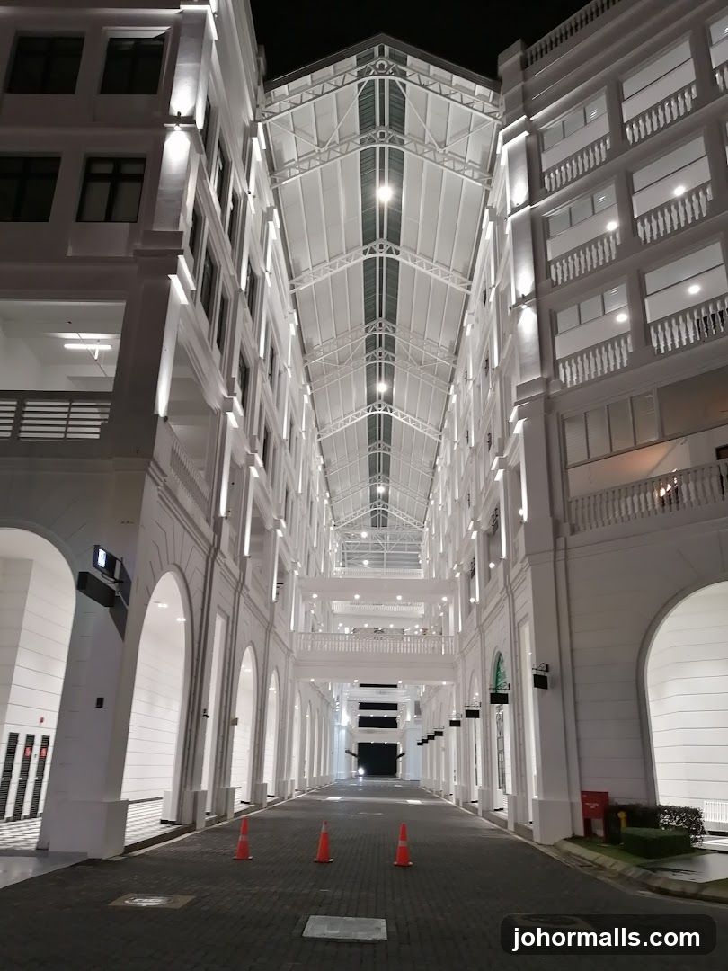 Covered Walkway with Arches