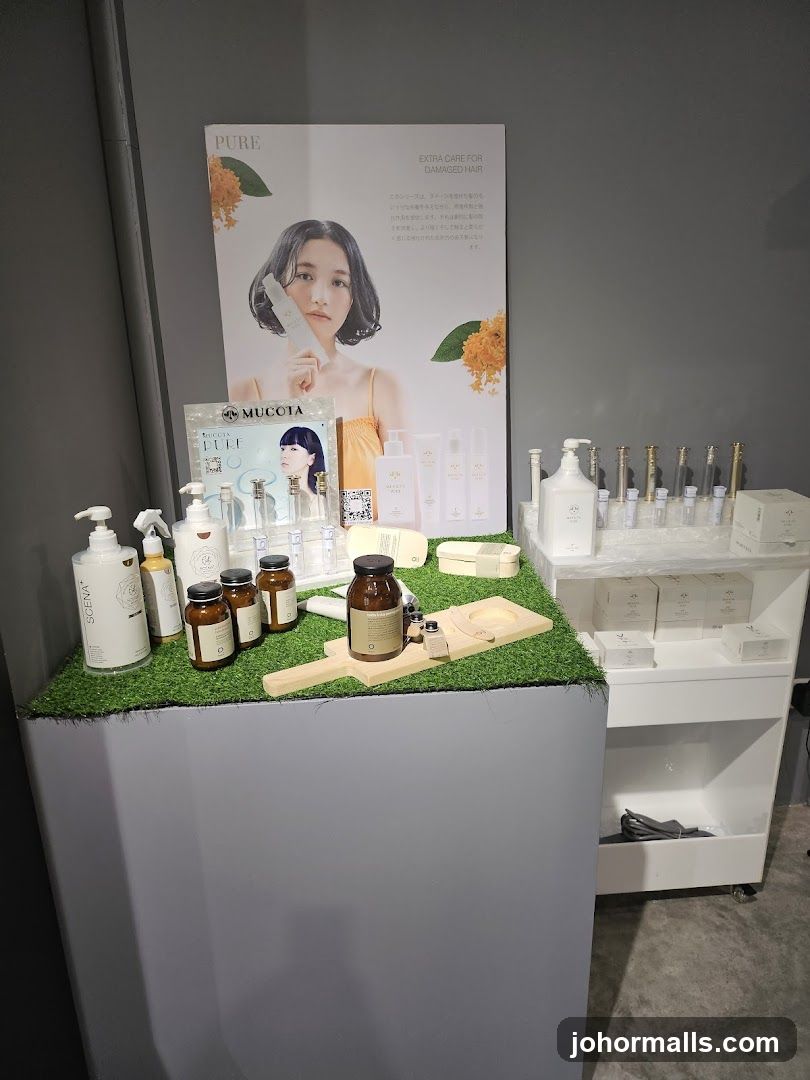 Hair Care Products Display