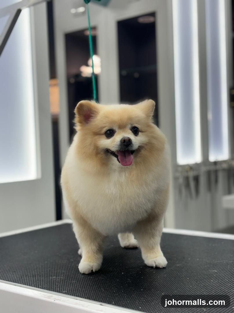 Groomed Pomeranian Dog
