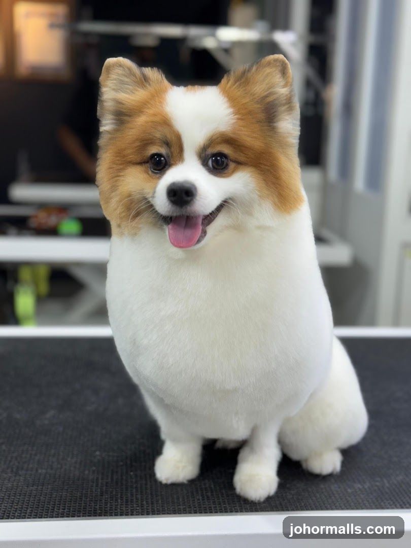 Groomed Pomeranian Dog