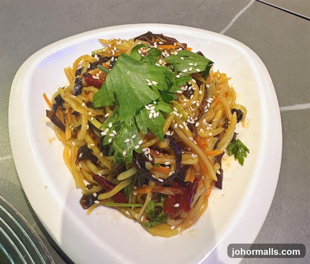 Spicy Shredded Potato Salad
