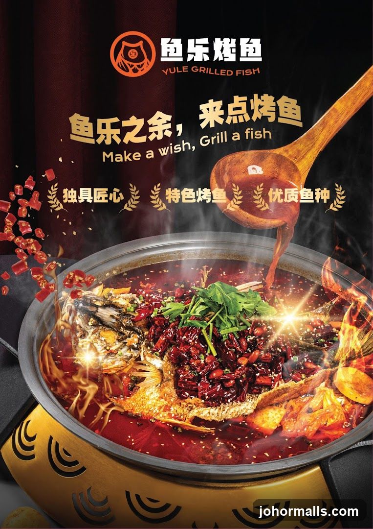 Yule Grilled Fish Advertisement