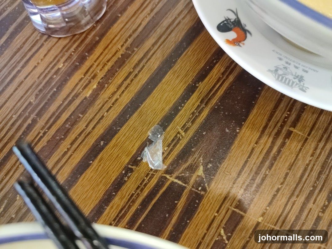 Table setting with chopsticks and bowl