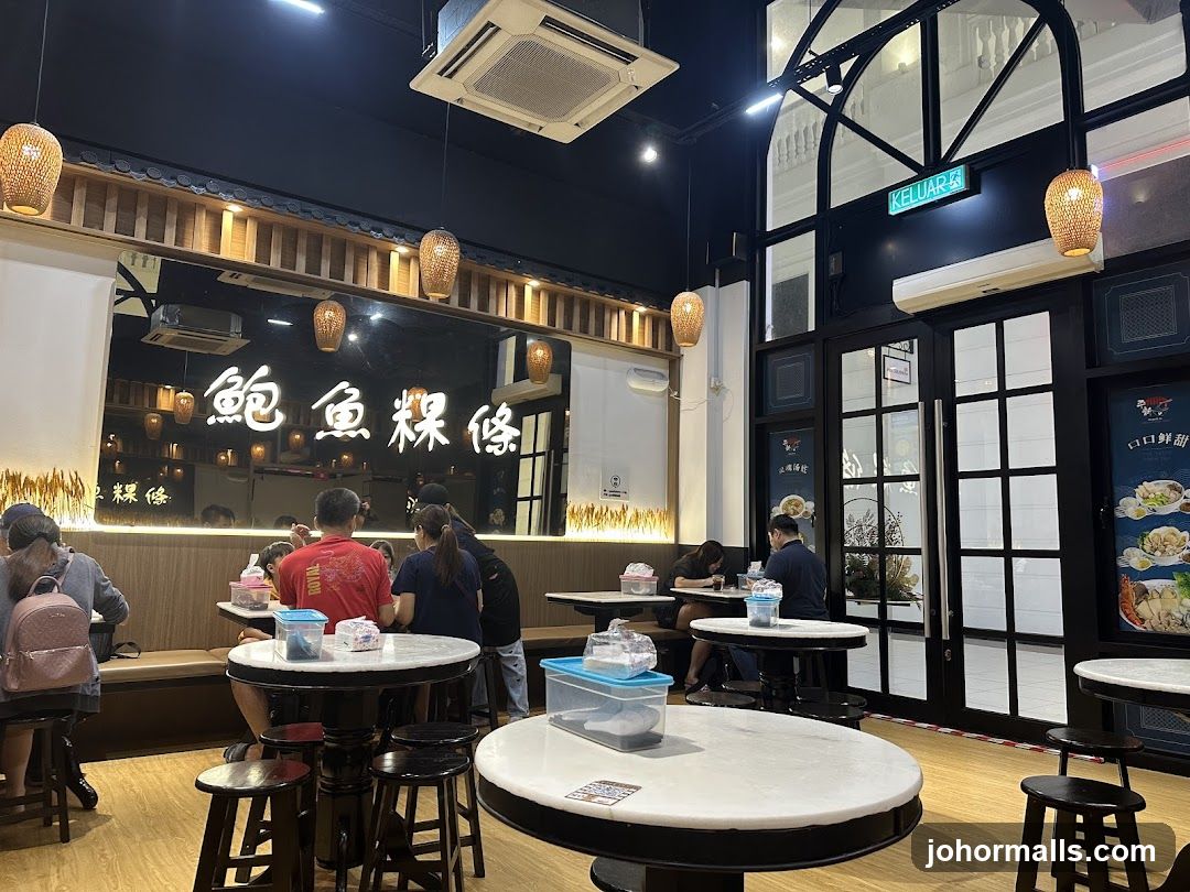 Restaurant Interior with Diners