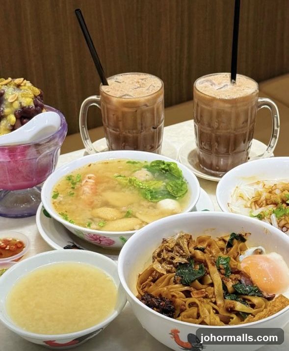 Assortment of Asian Dishes and Drinks