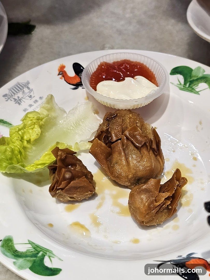 Fried Wontons with Dipping Sauces