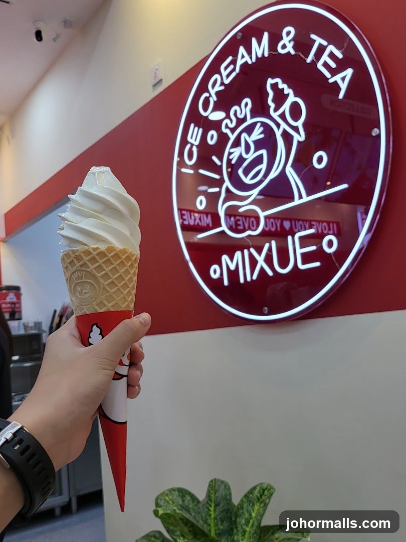 Ice Cream Cone and Neon Sign