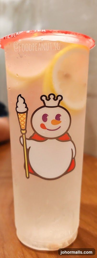 Lemonade with Ice Cream Character Sticker