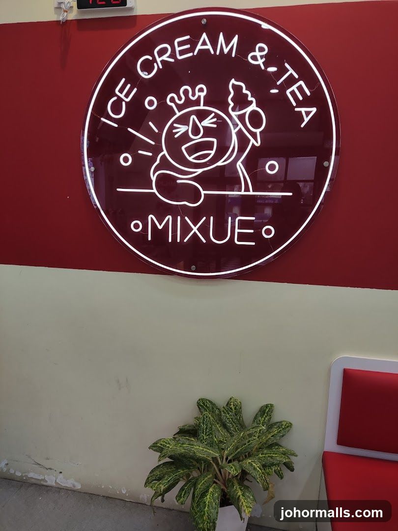 Mixue Ice Cream & Tea Neon Sign