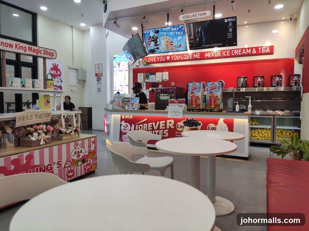 Mixue Ice Cream & Tea Shop Interior