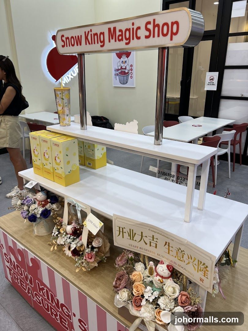 Snow King Magic Shop Display
