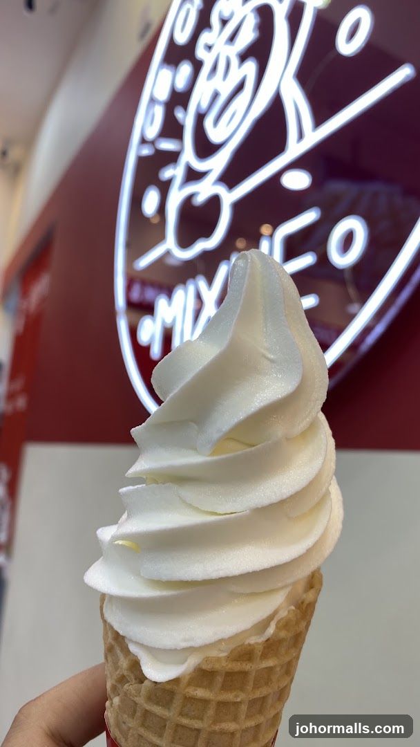 Soft Serve Ice Cream Cone