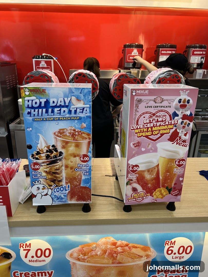 Mixue Drink Promotions