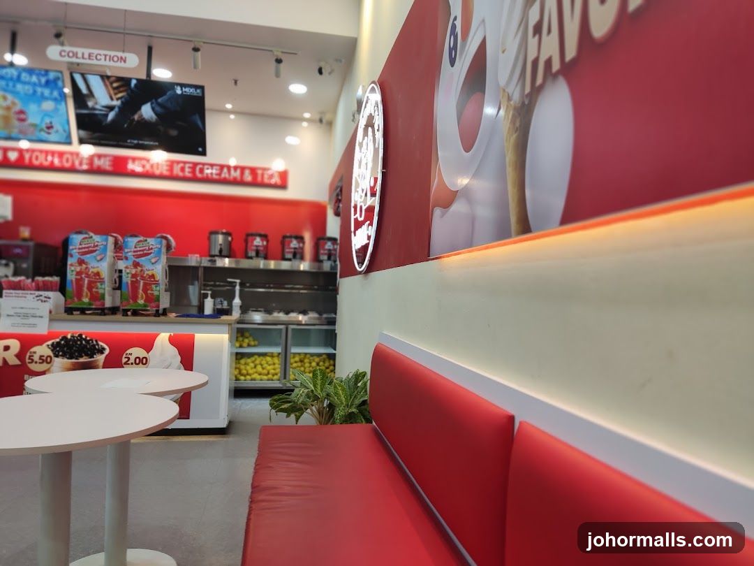 Ice Cream and Tea Shop Interior