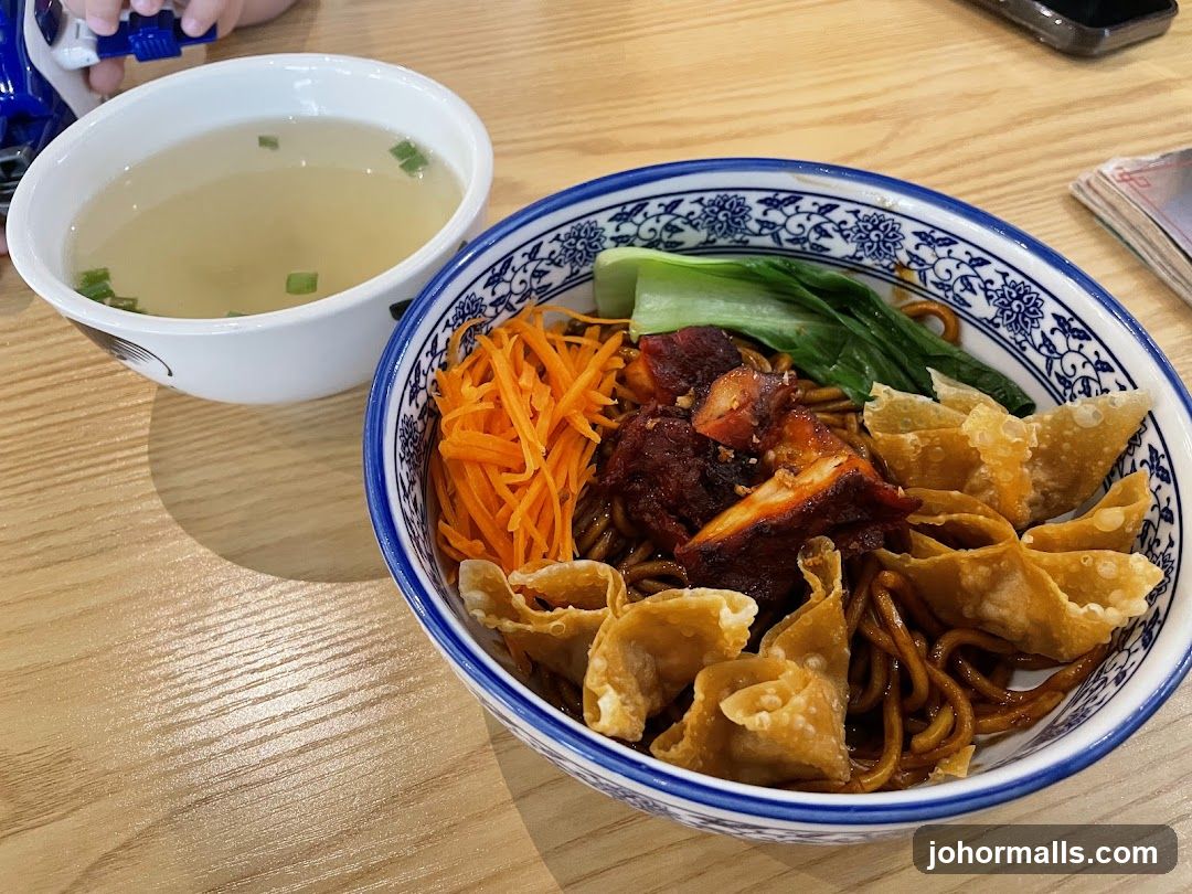 Noodles with Char Siu and Wontons