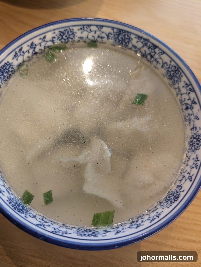Soup with dumplings