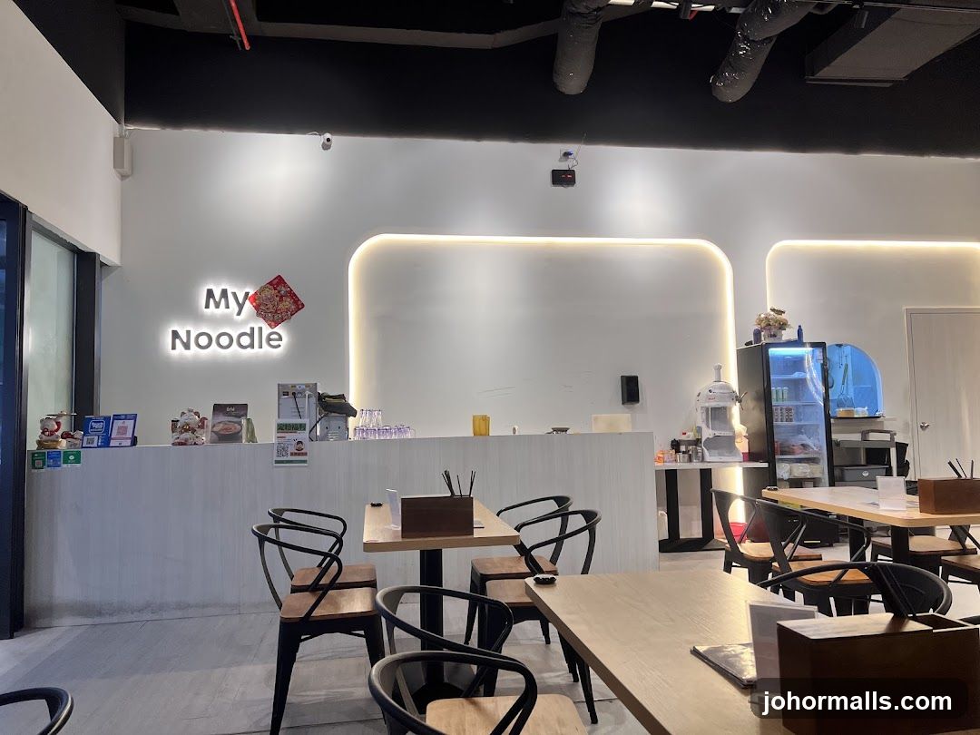 Restaurant Interior with "My Noodle" Signage