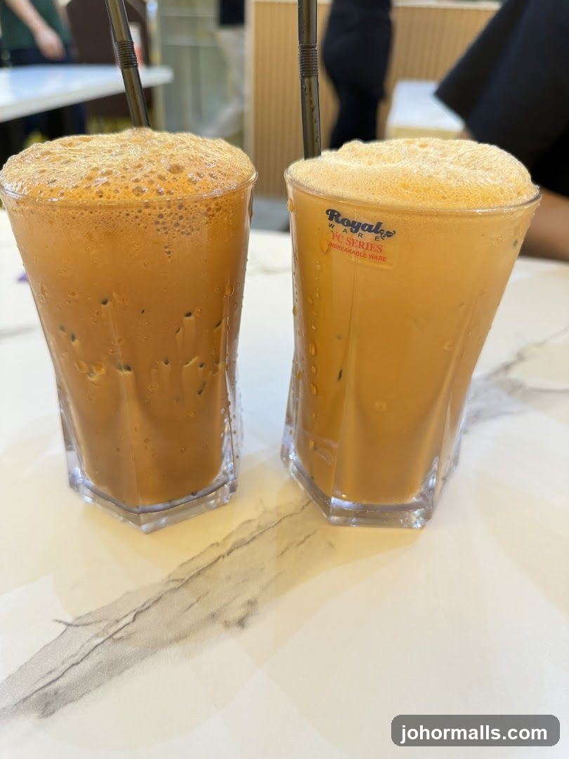 Two Iced Milk Teas