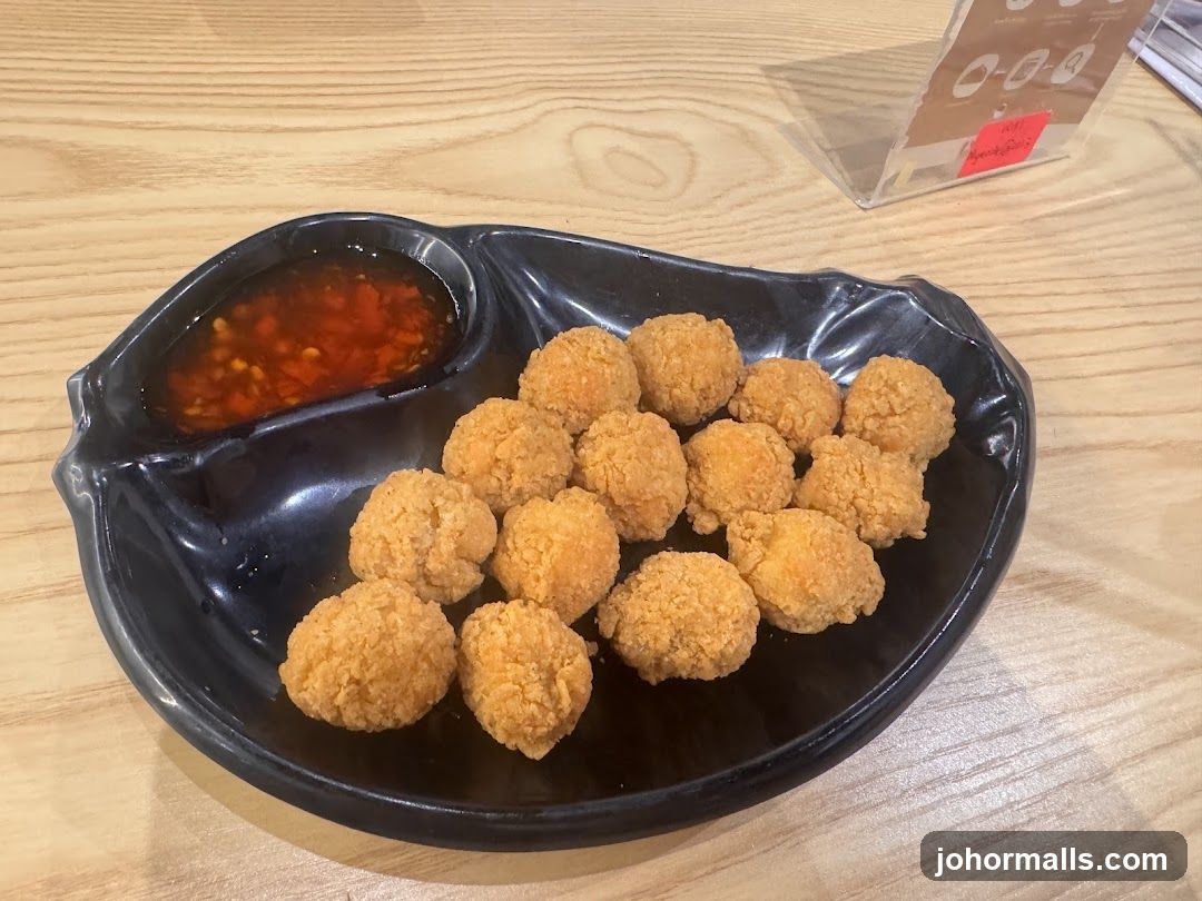 Fried Bites with Dipping Sauce