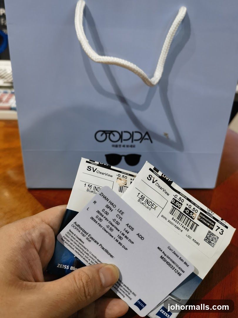 Eyeglass Prescription Cards