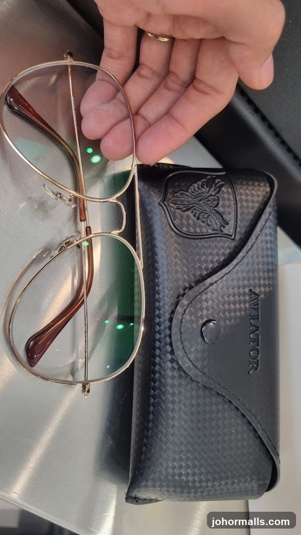 Aviator Glasses and Case