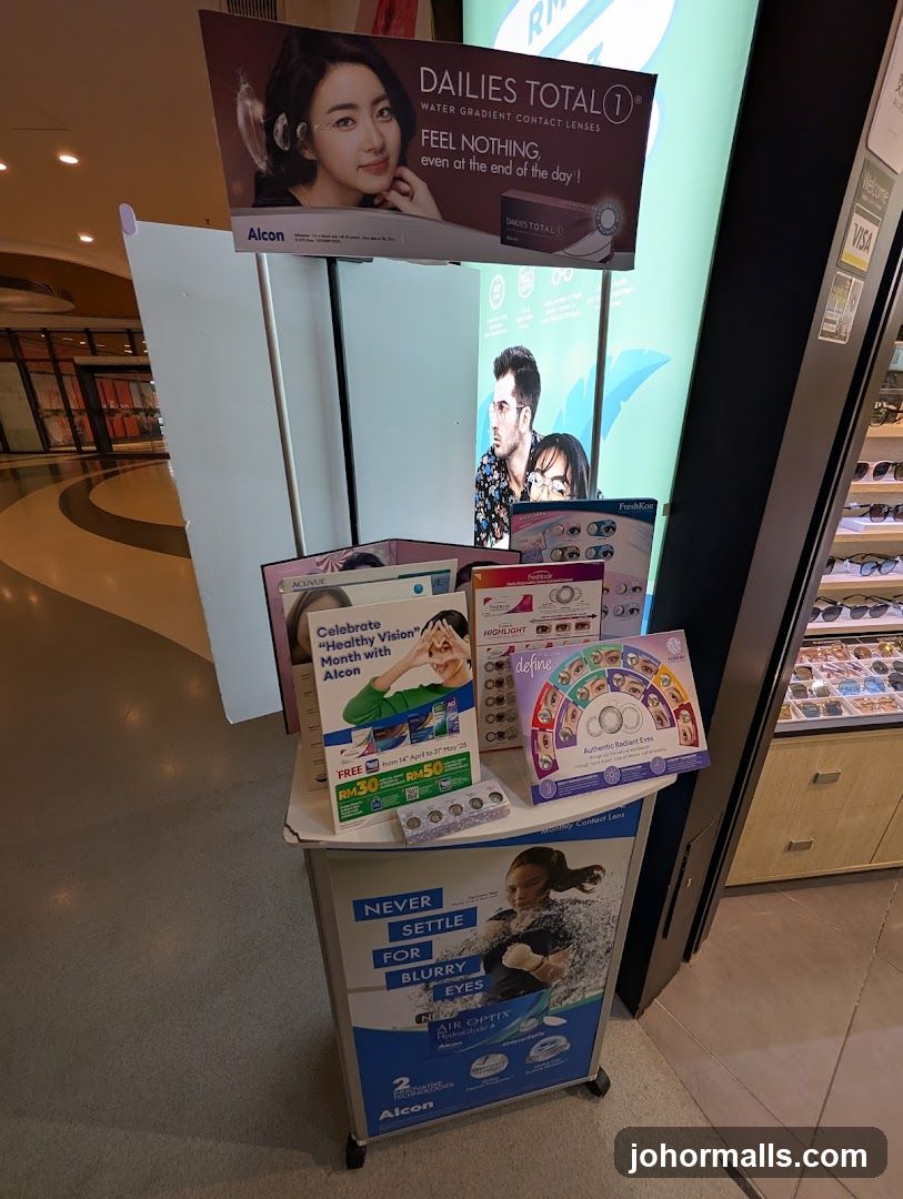 Alcon Contact Lens Display