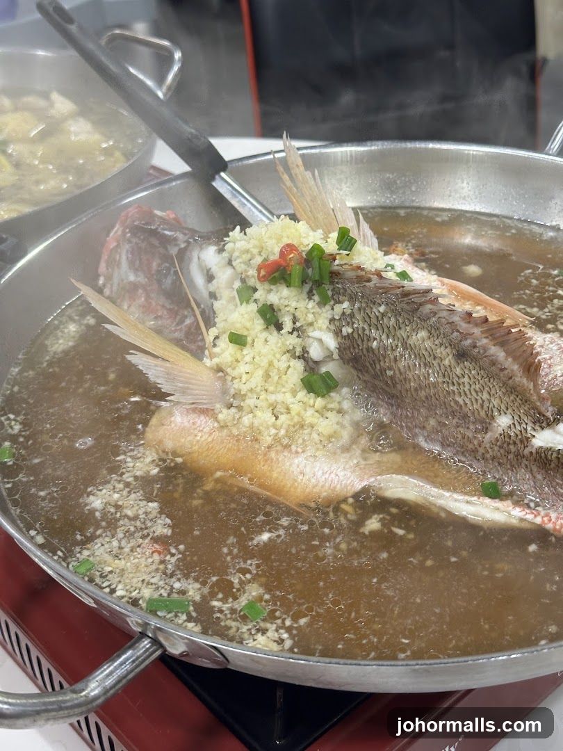 Steamed Fish with Garlic and Chili
