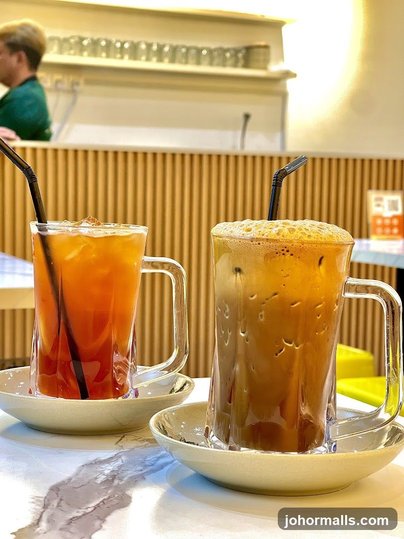 Two Iced Drinks