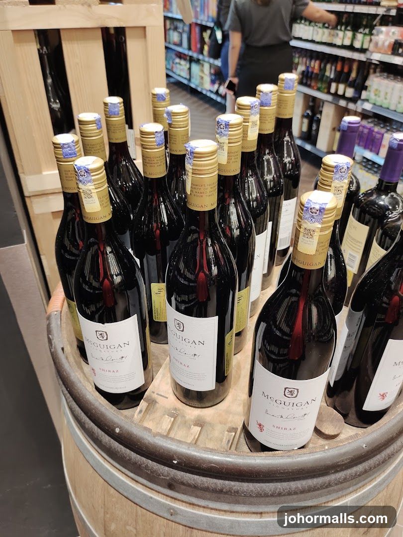 Wine Bottles Display
