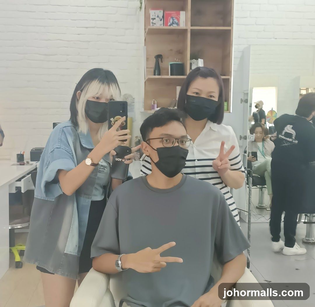 Hair Salon Selfie