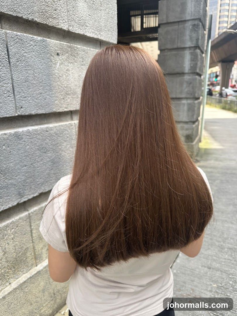 Woman with Long Brown Hair