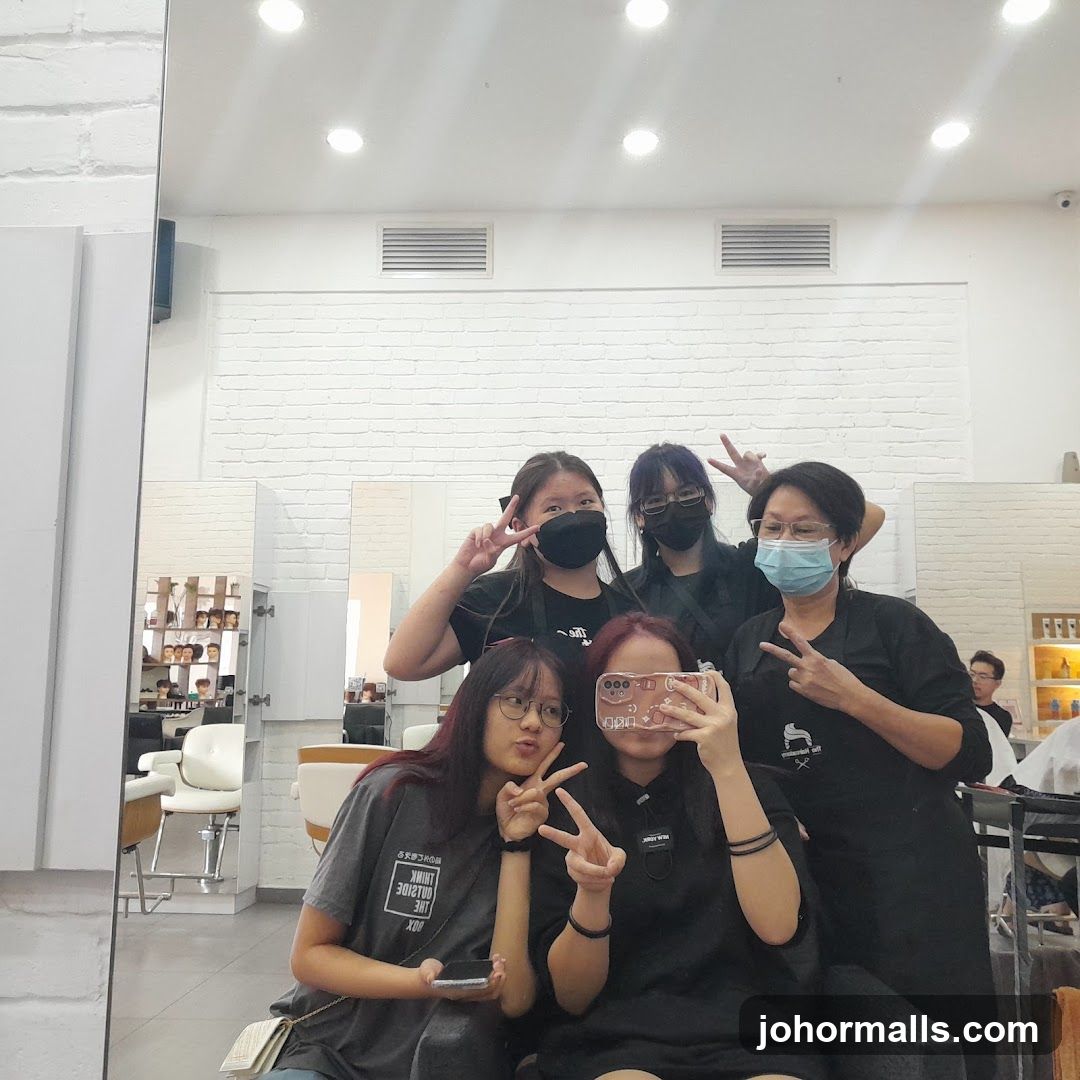 Group Selfie in Salon