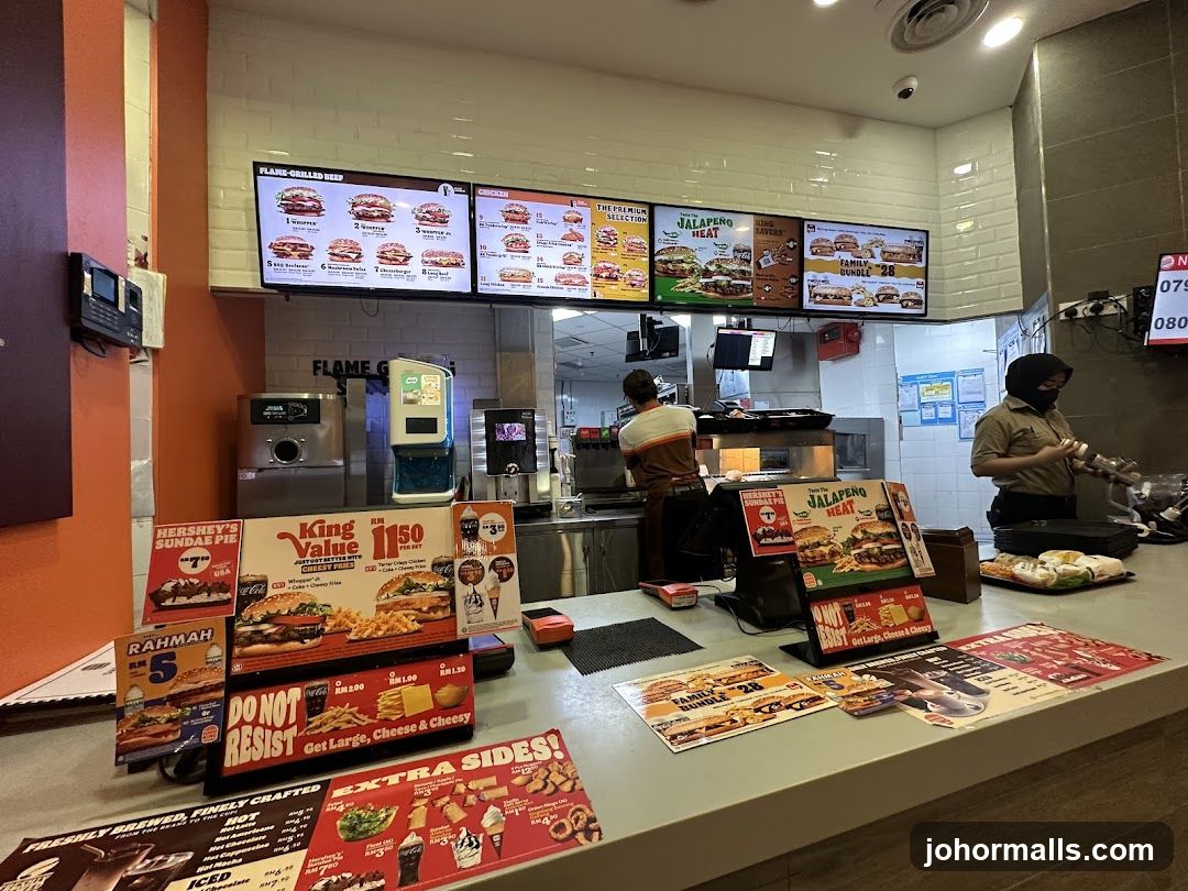 Fast Food Restaurant Counter