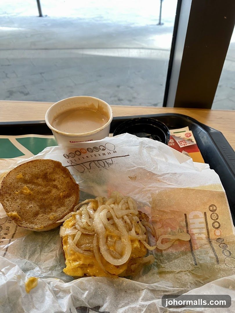 Burger and Coffee