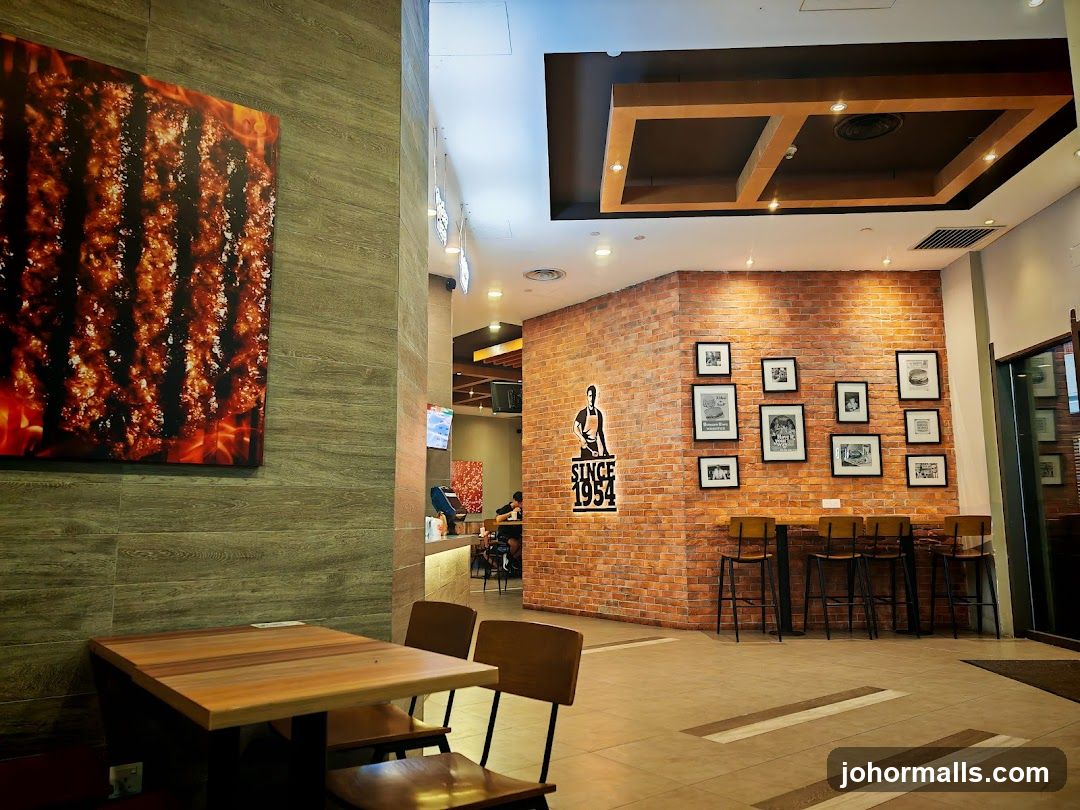 Restaurant Interior with Artwork and Seating