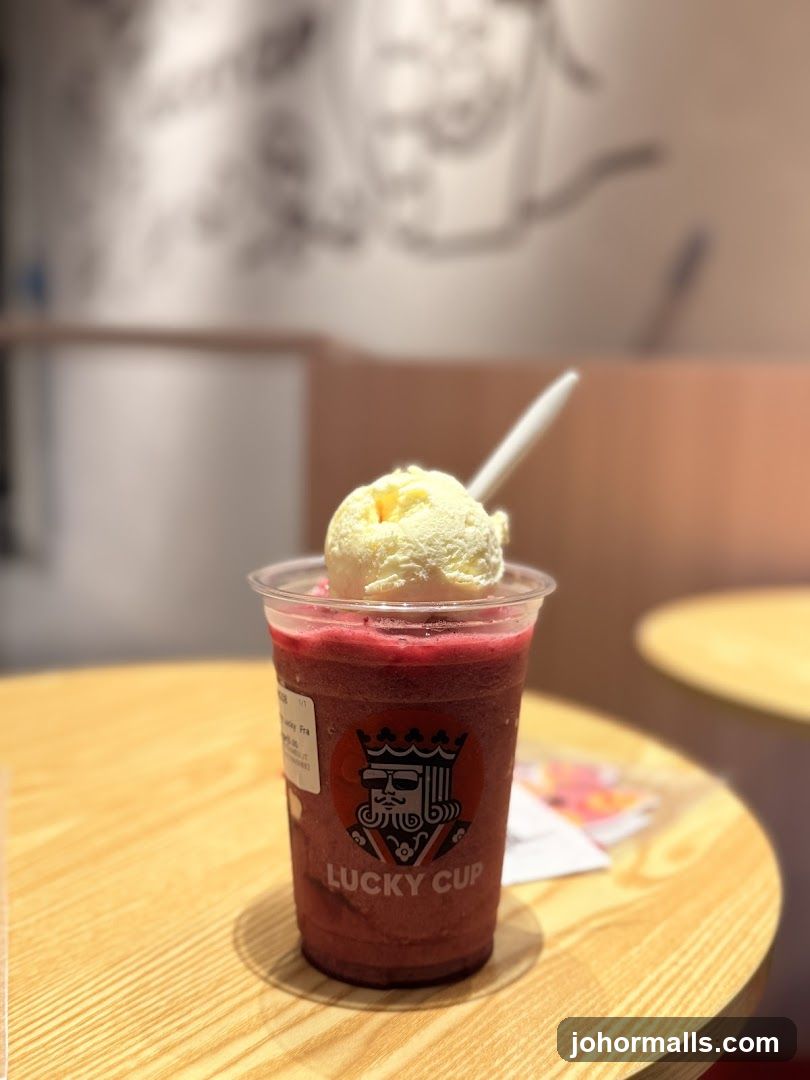 Berry Smoothie with Ice Cream