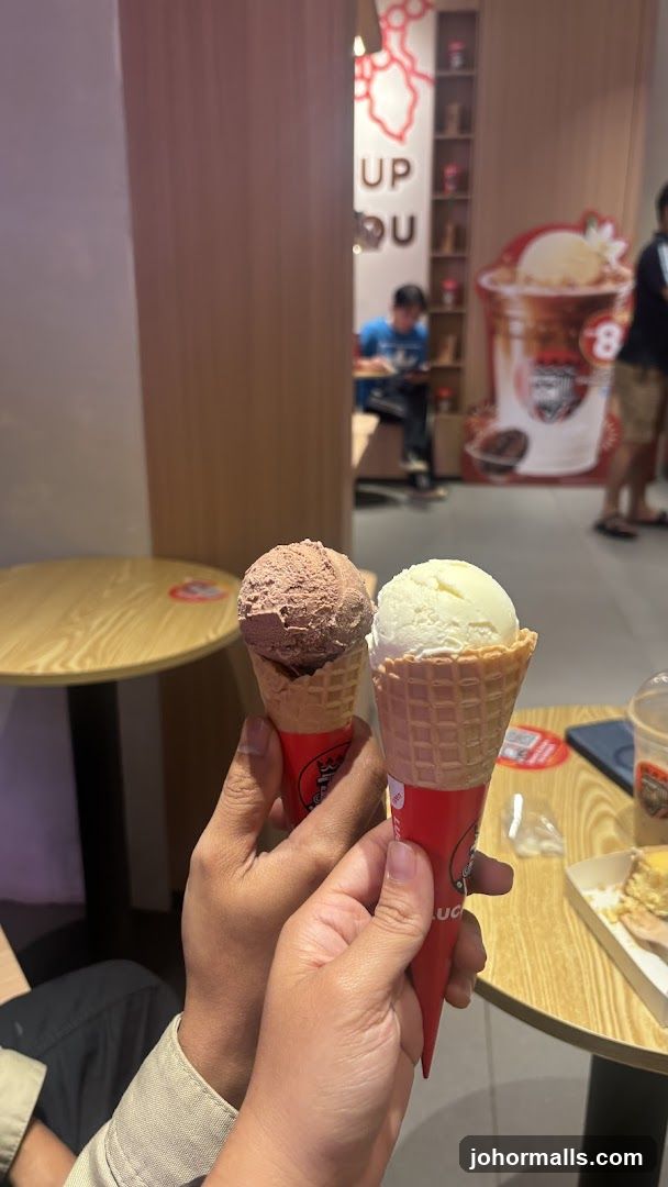 Two Ice Cream Cones