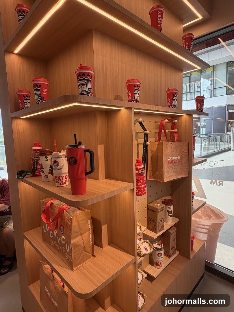 Lucky Cup Merchandise Display