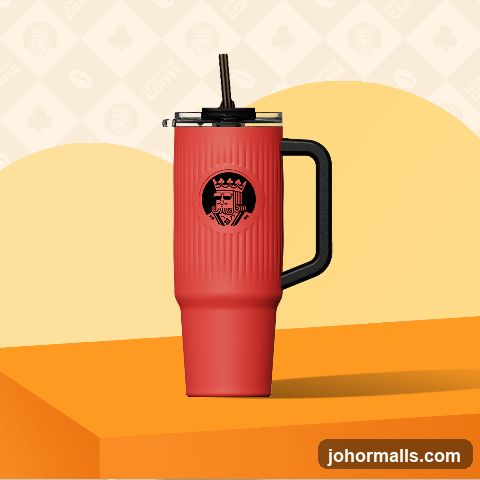 Red Tumbler with King Logo