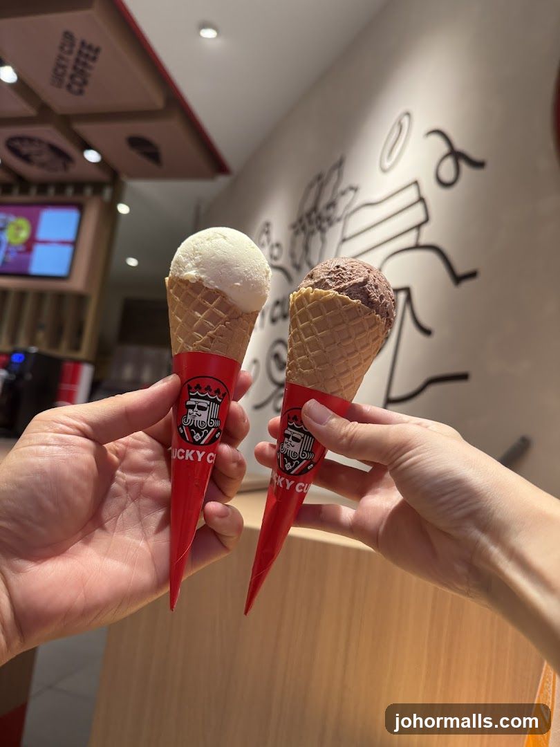Two Ice Cream Cones