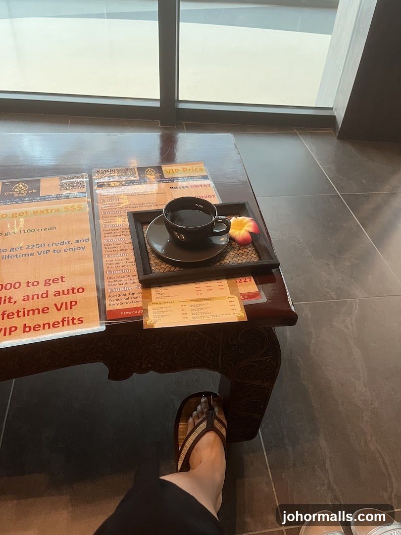 Spa Waiting Area with Refreshments