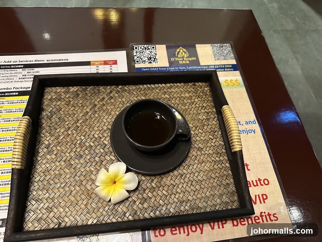 Spa Tray with Tea and Flower