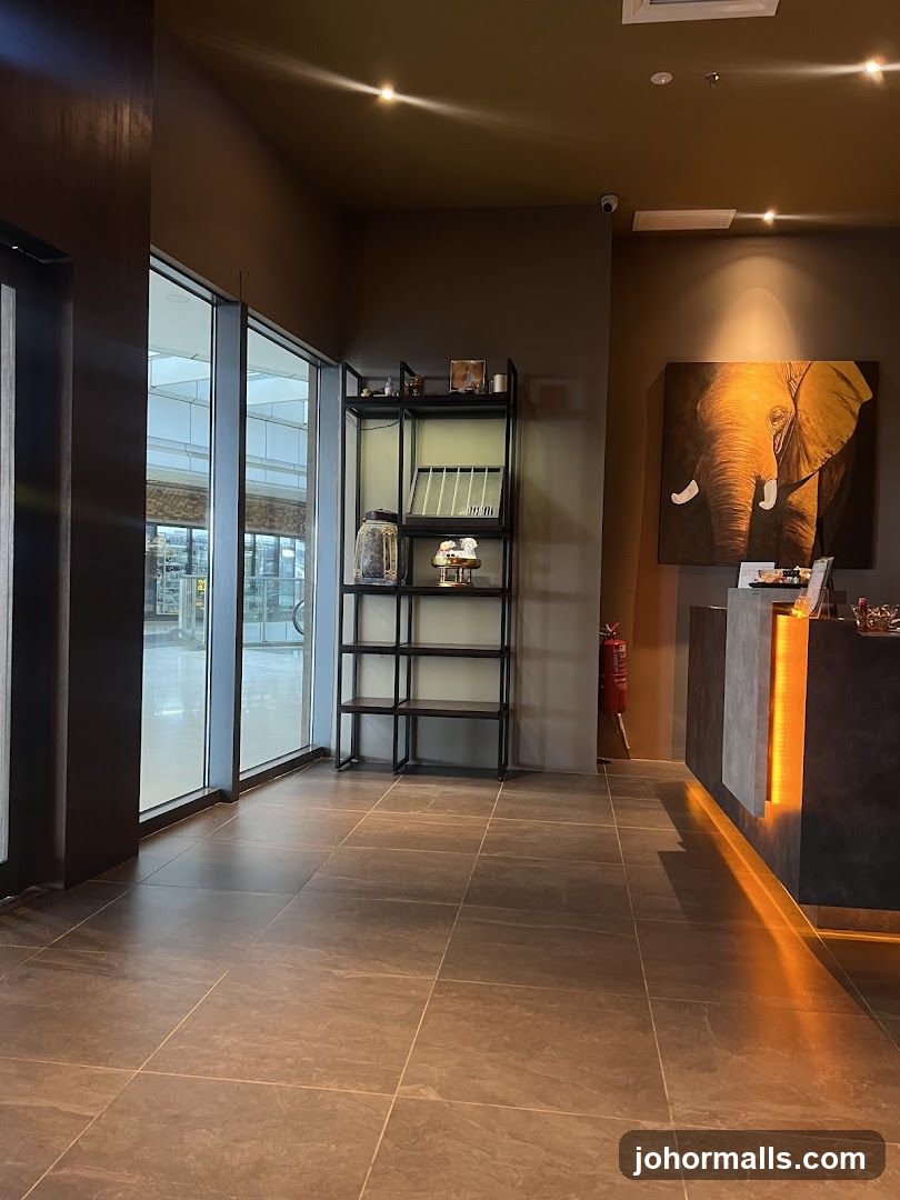 Interior of a modern establishment