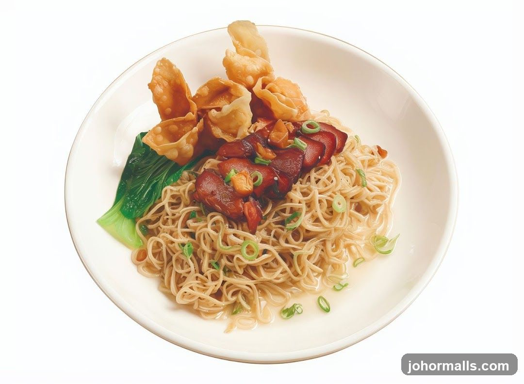 Noodles with Char Siu and Wontons