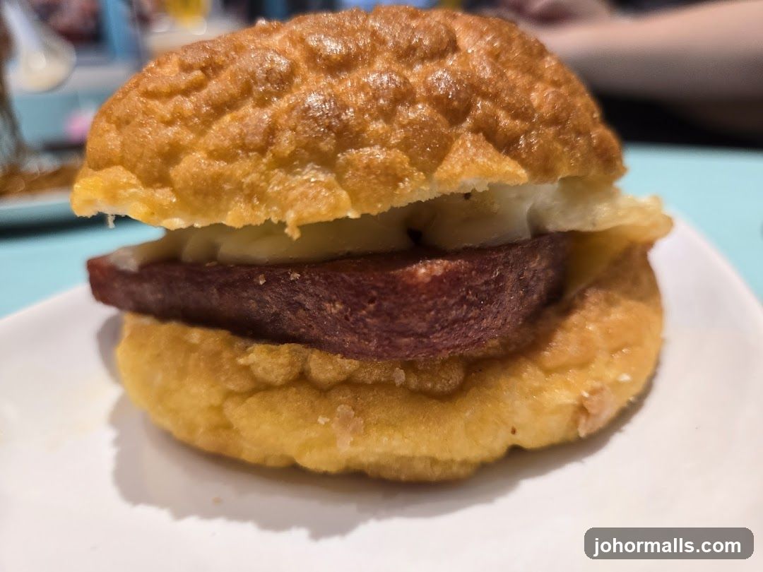Spam and Egg Sandwich