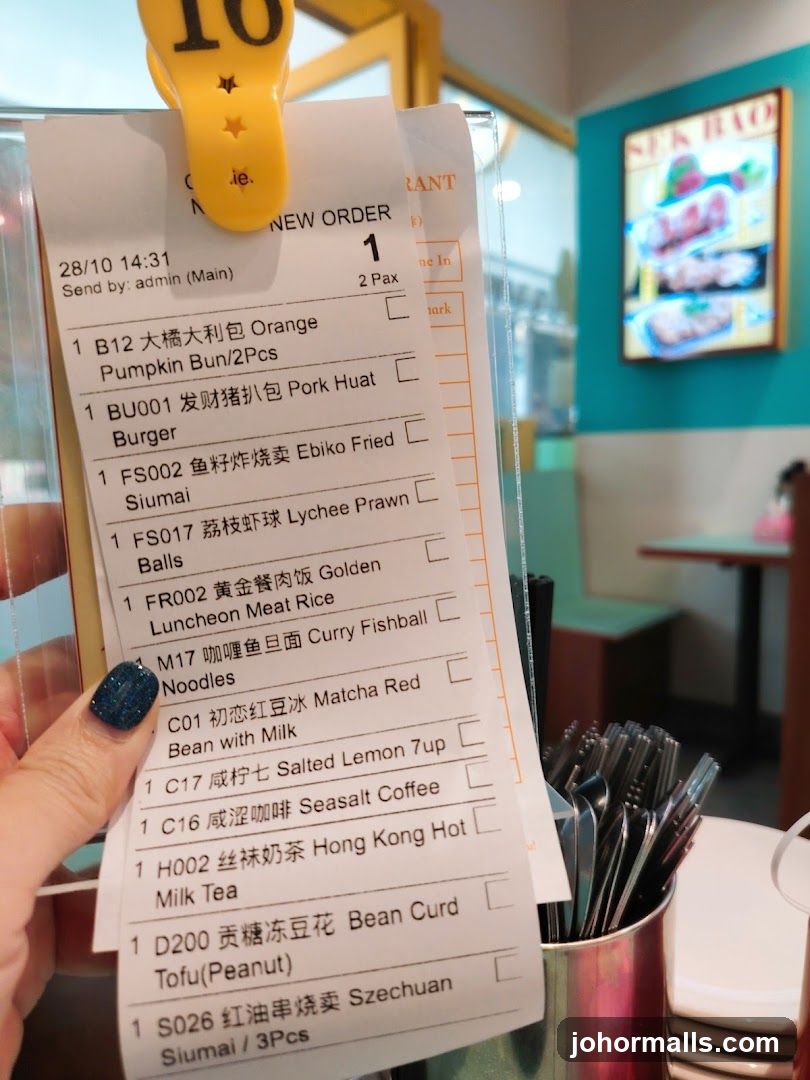 Order Slip