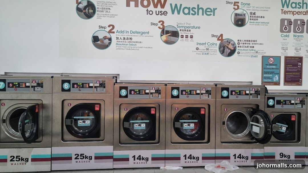 Self-service laundry machines