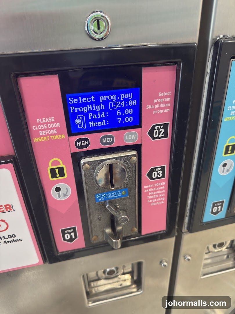 Laundry machine payment interface