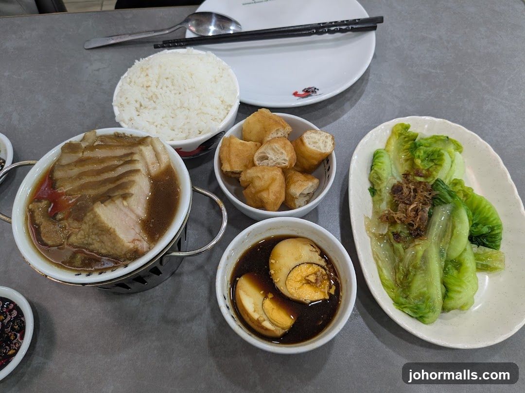 Braised Pork Belly Meal