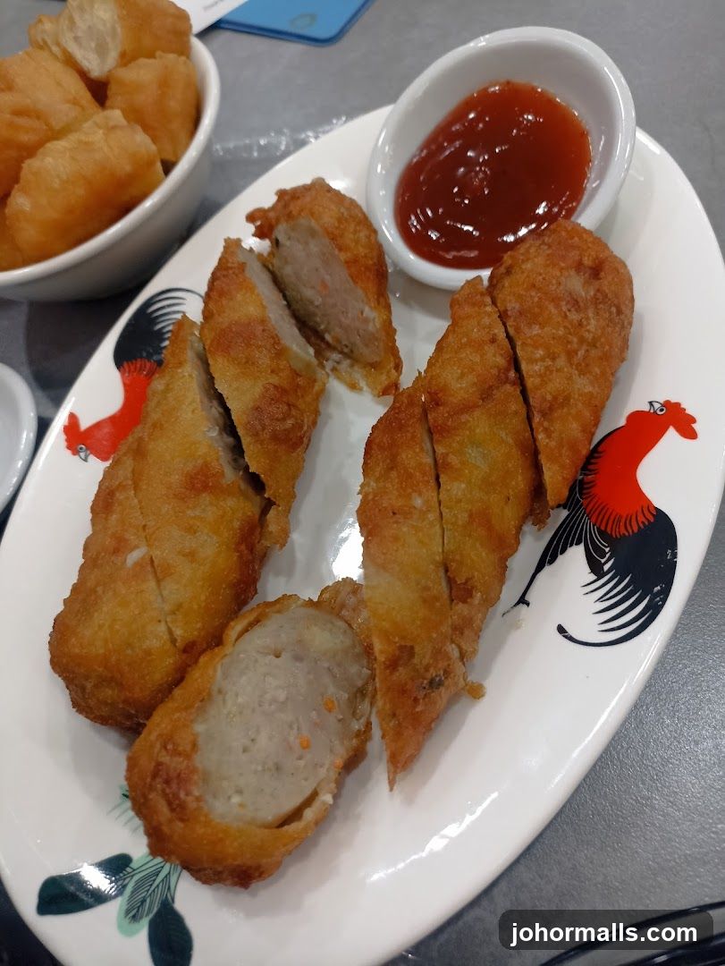 Fried Meat Rolls with Dipping Sauce